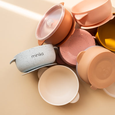 Minika | Silicone Bowl with Lid - Plumme Box
