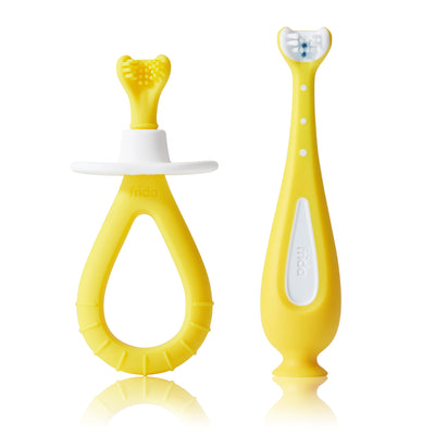 Frida Baby | Grow-With-Me Baby Toothbrush Set - Plumme Box