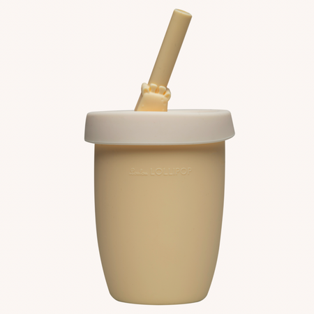 LouLou Lollipop | Kids Silicone Cup with Straw - Born To Be Wild - Plumme Box