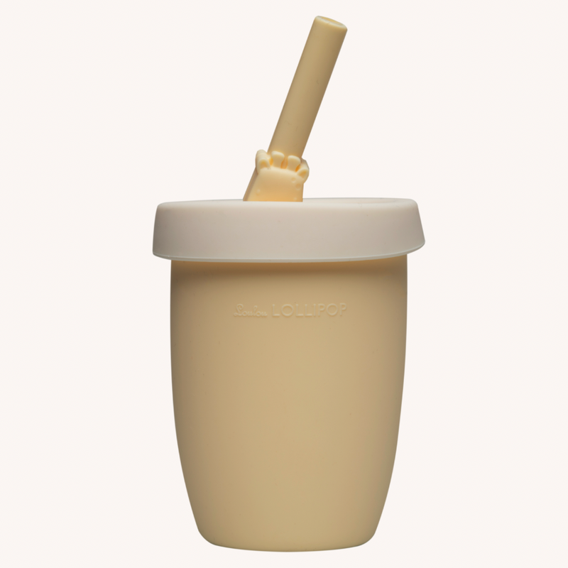 LouLou Lollipop | Kids Silicone Cup with Straw - Born To Be Wild - Plumme Box