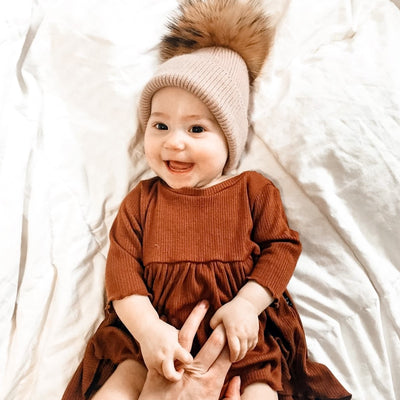 Pom Pom Fur Toque