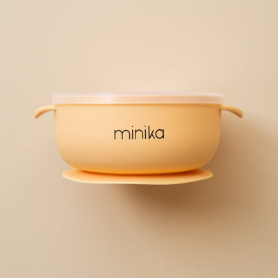 Minika | Silicone Bowl with Lid - Plumme Box