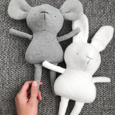 Kiou Kiout | White Bunny Doll - Plumme Box